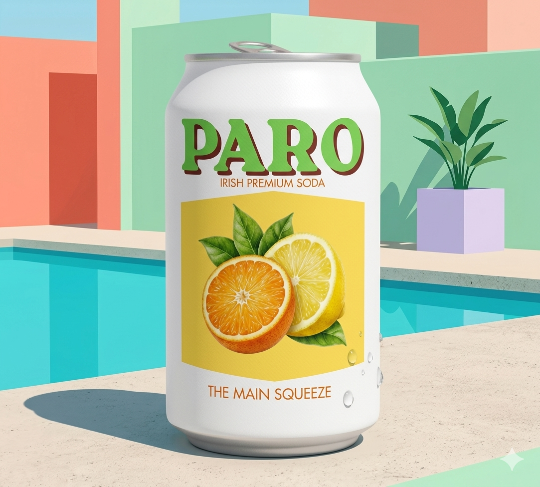 PARO The Main Squeeze can by a pool
